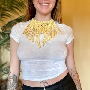 Handmade Macrame Crochet Necklace